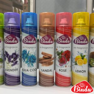 Bindu Air Freshener Lavender, Aqua Cool, Sandal, and Rose & Lemon for long-lasting fragrance