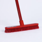 heavy duty push broom