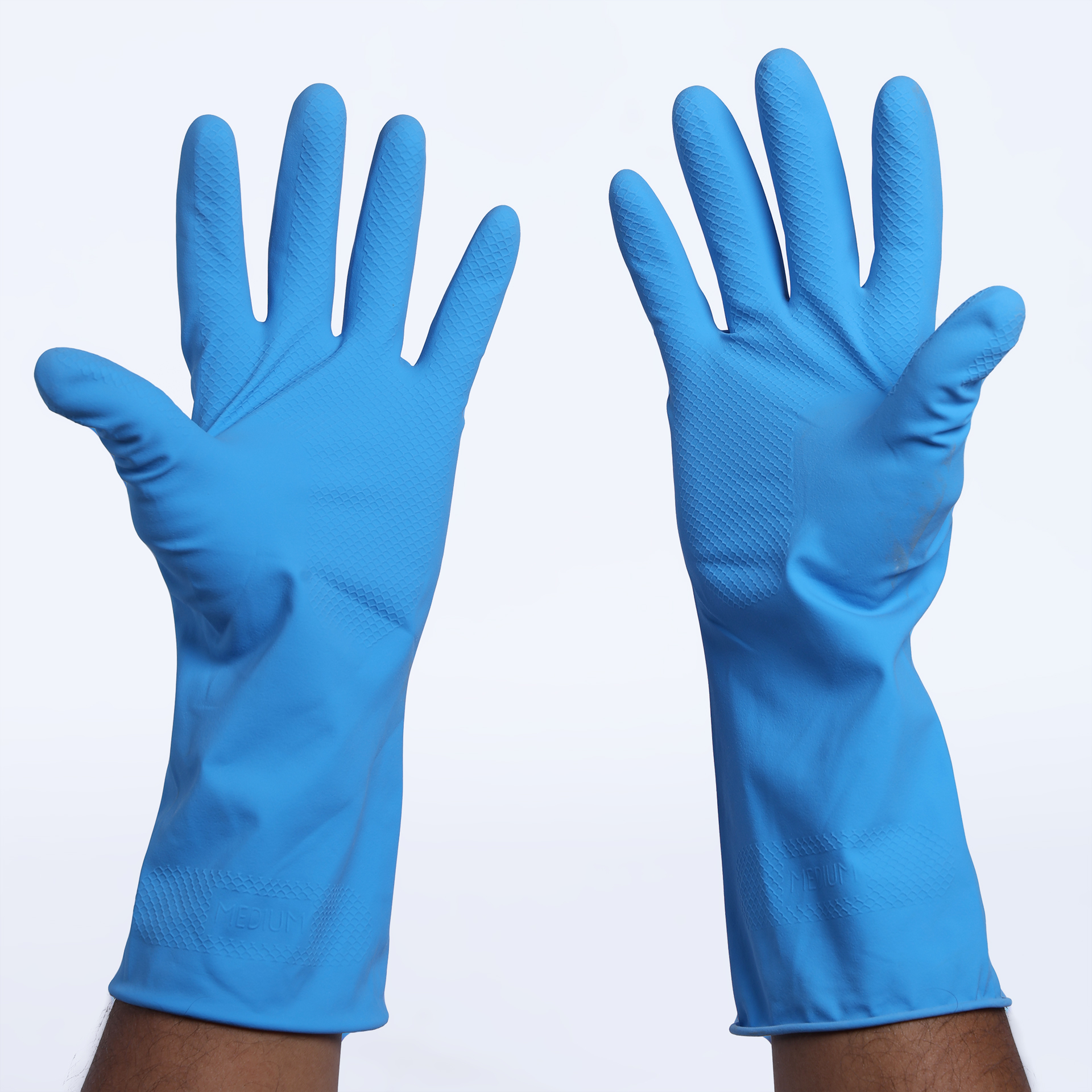 hand gloves blue